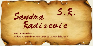 Sandra Radišević vizit kartica